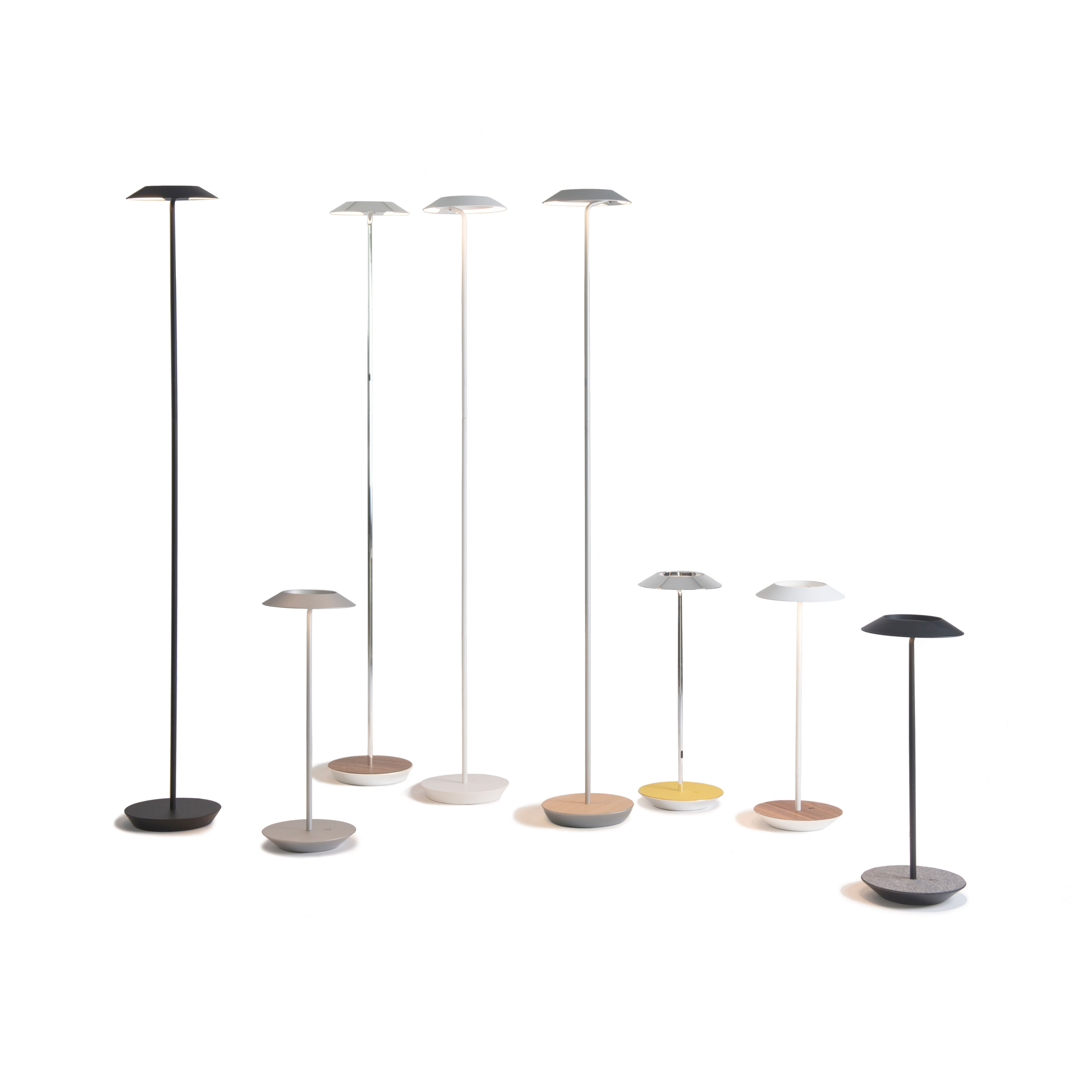 Royyo 17.4 inch 11.00 watt Matte White with Honeydew Felt Desk Lamp Portable Light